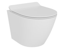 Home Vigo - 2 WC misa závesná RimFree 49 x 36,5 cm so sedátkom Slim CE-MW-001-11-49