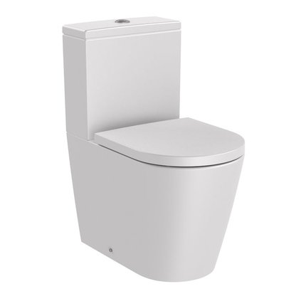 Roca INSPIRA ROUND WC kombi 37,5 x 60 cm RimFree, A342529630+A341520630