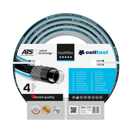 CELLFAST záhradná hadica MULTIFLEX ATSV™ 1/2" 25m