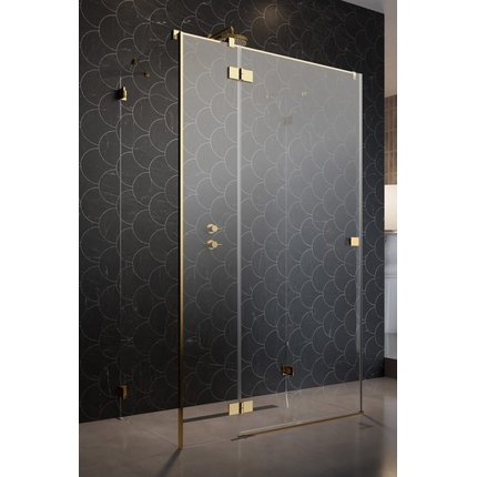 Radaway ESSENZA PRO GOLD KDJ + S obdĺžnikový sprchový kút 110 x 80 cm 10097311-09-01L+10098080-01-01+10098080-01-01