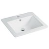 Novoterm keramické umývadlo zápustné white 53 x 45 cm KR 709