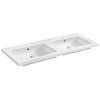 Comad Spirit keramické dvojumývadlo, white 121 x 46 cm UM-8070-120D