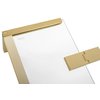 Rea HUGO GOLD BRUSH sprchový kút 90 x 80 x 200,5 cm sklo číre K8411-K6612