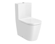 Roca INSPIRA ROUND WC kombi 37,5 x 64,5 cm RimFree, A342526000+A341520000