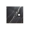 Besco VEXO MARBLE BLACK sprchová vanička SMC 80 x 80 cm