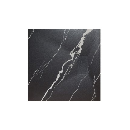 Besco VEXO MARBLE BLACK sprchová vanička SMC 80 x 80 cm