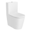 Roca INSPIRA ROUND WC kombi 37,5 x 64,5 cm RimFree, A342526620+A341520620