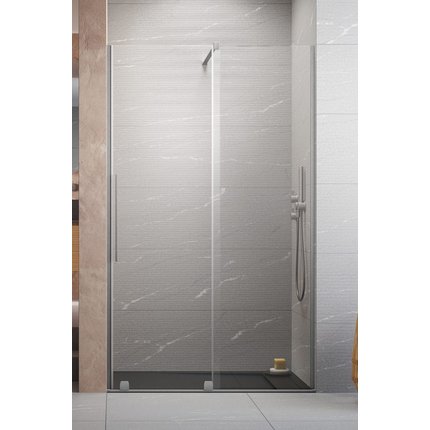 Radaway FURO BRUSHED NIKEL DWJ sprchové dvere 100 x 200 cm 10107522-91-01L+10110480-01-01
