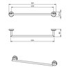 NOVASERVIS METALIA 11 držiak uterákov 450 mm chróm 0127,0