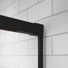 Radaway IDEA BLACK KDD štvorcový sprchový kút 70 x 70 x 205 cm 387065-54-01L+387065-54-01R