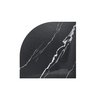 Besco VEXO MARBLE BLACK štvrť-kruhová sprchová vanička SMC 90 x 90 cm