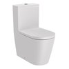 Roca INSPIRA ROUND WC kombi 37,5 x 64,5 cm RimFree, A342526630+A341520630