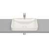 Roca INSPIRA Square FINECERAMIC ® zápustné umývadlo 55 x 37 cm, béžové A327534650