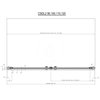 Ravak Chrome CSDL2 sprchové dvere 120 x 195 cm 0QVGC10LZ1