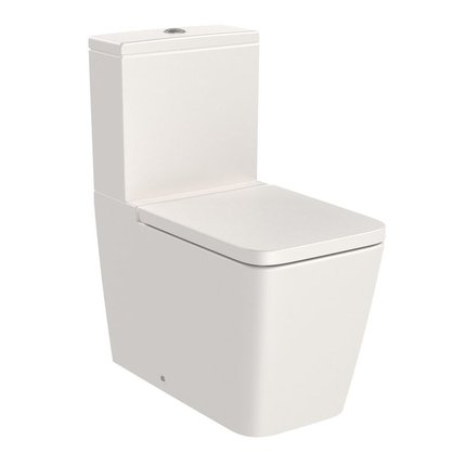 Roca INSPIRA SQUARE WC kombi 37,5 x 64,5 cm RimFree, A342536650+A341520650