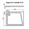 Ravak Gigant Pro 10° sprchová vanička 100 x 80 cm XA05A40101P