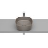 Roca INSPIRA Soft FINECERAMIC® umývadlo na dosku 37 x 37 cm, café A327502660