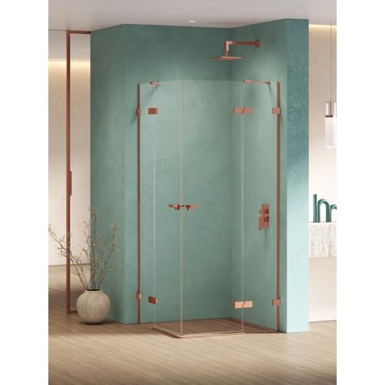 New Trendy EVENTA COPPER SHINE štvorcový sprchový kút 80 x 80 x 200 cm EXK-6430