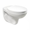 Novoterm Doris WC misa  závesná RimFree 54,5 x 35,5 cm s voľne padajúcim sedátkom