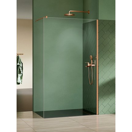 New Trendy Nesta Copper Brushed sprchová stena 70 x 200 cm K-1746