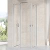 Ravak Chrome CRV2+CRV2 sprchový kút 90 x 90 x 195 cm, 2x-1QV70U00Z1