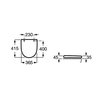 Roca MERIDIAN Compacto sedátko SUPRALIT ® A8012AB00B