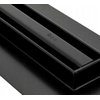 BESCO EXO-C BLACK obdĺžnikový sprchový kút 100 x 90 x 190 cm sklo číre, profil čierny