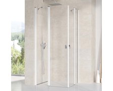 Ravak Chrome CRV2+CRV2 sprchový kút 100 x 100 x 195 cm, 2x-1QVA0100Z1