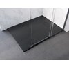 BESCO VEXO BLACK ULTRASLIM sprchová vanička SMC 90 x 120 cm, čierna