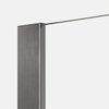 New Trendy Nesta Gunmetal Brushed sprchová stena 70 x 200 cm K-1754