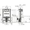 Alca Sadromodul predstenový inštalačný modul na suchú inštaláciu