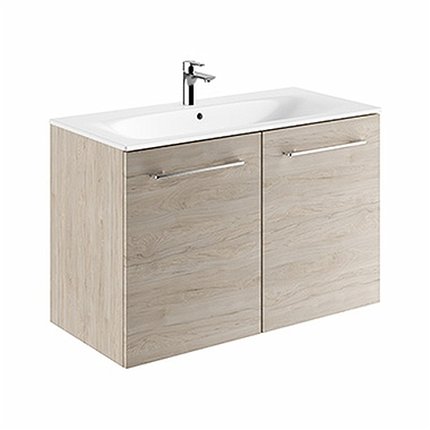 Kolo Geberit Nova Pro Premium SET dvojdverová skrinka s umývadlom 100 cm, svetlý orech 501.346.00.1