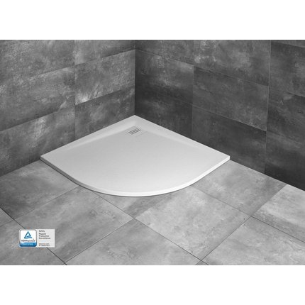 Radaway Kyntos A sprchová vanička z mramorového zlepenca 90 x 90 x 3 cm HKA9090-04+HKA-04