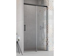 Radaway IDEA BLACK DWJ sprchové dvere 120 x 205 cm, sklo číre 387016-54-01R