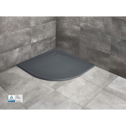 Radaway Kyntos A sprchová vanička z mramorového zlepenca 90 x 90 x 3 cm HKA9090-64+HKA-64