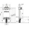 Alca Alcamodul WC podomietkový modul pre zamurovanie