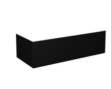 Besco INTIMA BLACK čelný panel k vani INTIMA 150 cm