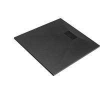 BESCO VEXO ULTRASLIM sprchová vanička SMC 80 x 80 cm, čierna