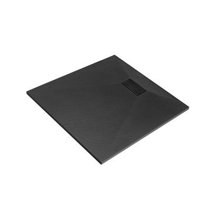 BESCO VEXO ULTRASLIM sprchová vanička SMC 80 x 80 cm, čierna