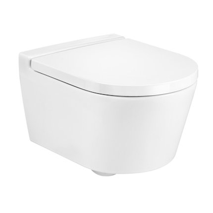 Roca INSPIRA Round WC závesná misa RimFree 56 x 37 cm A346527000