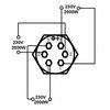 GWARANT výhrevné teleso 6 KW  6/4" + kupola 3 fázové