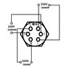 GWARANT výhrevné teleso 9 KW  6/4" + kupola 3 fázové