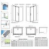 Radaway ESPERA PRO KDJ obdĺžnikový sprchový kút 120 x 80 x 200 cm 10090120-01-01L+10092120-01-01L+10093080-01-01